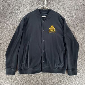 Silverback Fitness Jacket Mens 2XL‎ XXL Black Champion Snap Sweater Gym Workout
